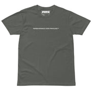 Perseverance Over Privilege Tee - White Text